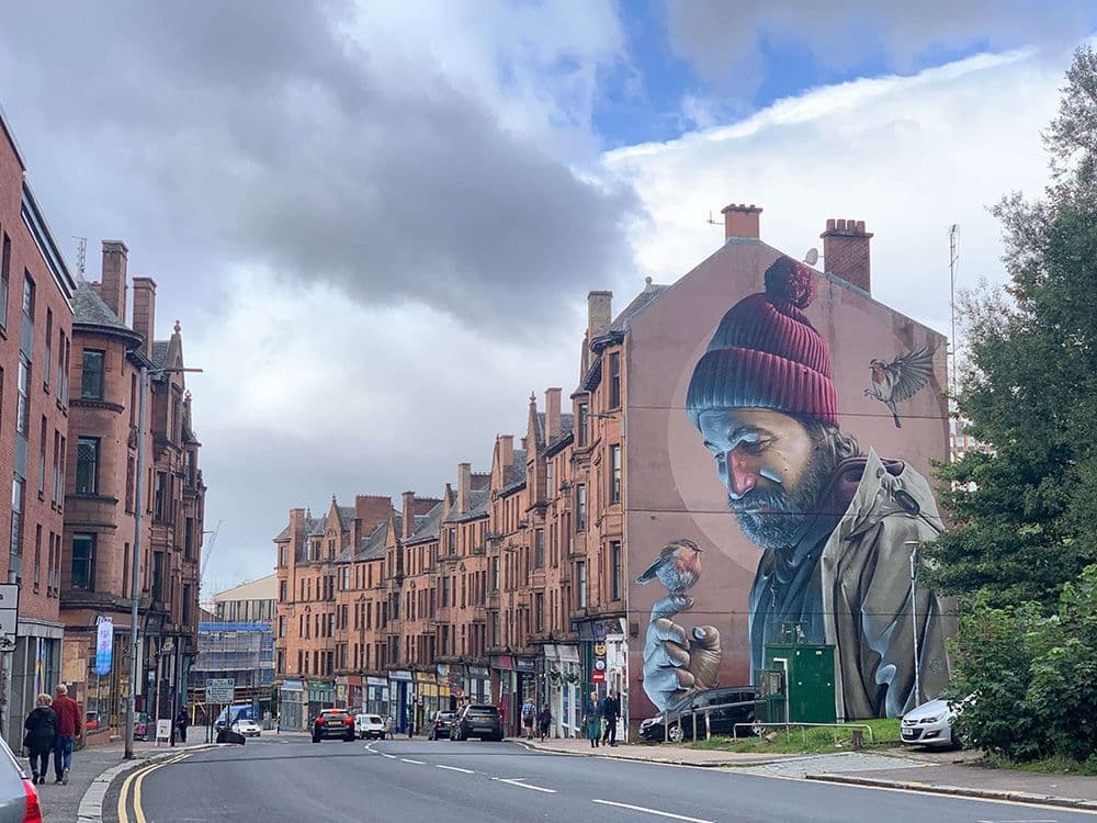 Free Tour de los murales de Glasgow